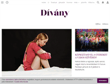 Tablet Screenshot of divany.hu